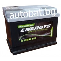 Акумулатор ENERGYS - 12/63 Ah R+ Акумулатор ENERGYS - 12/63 Ah R+
